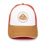 View Unisex Speed Cap - Wt/Red Full-Sized Product Image